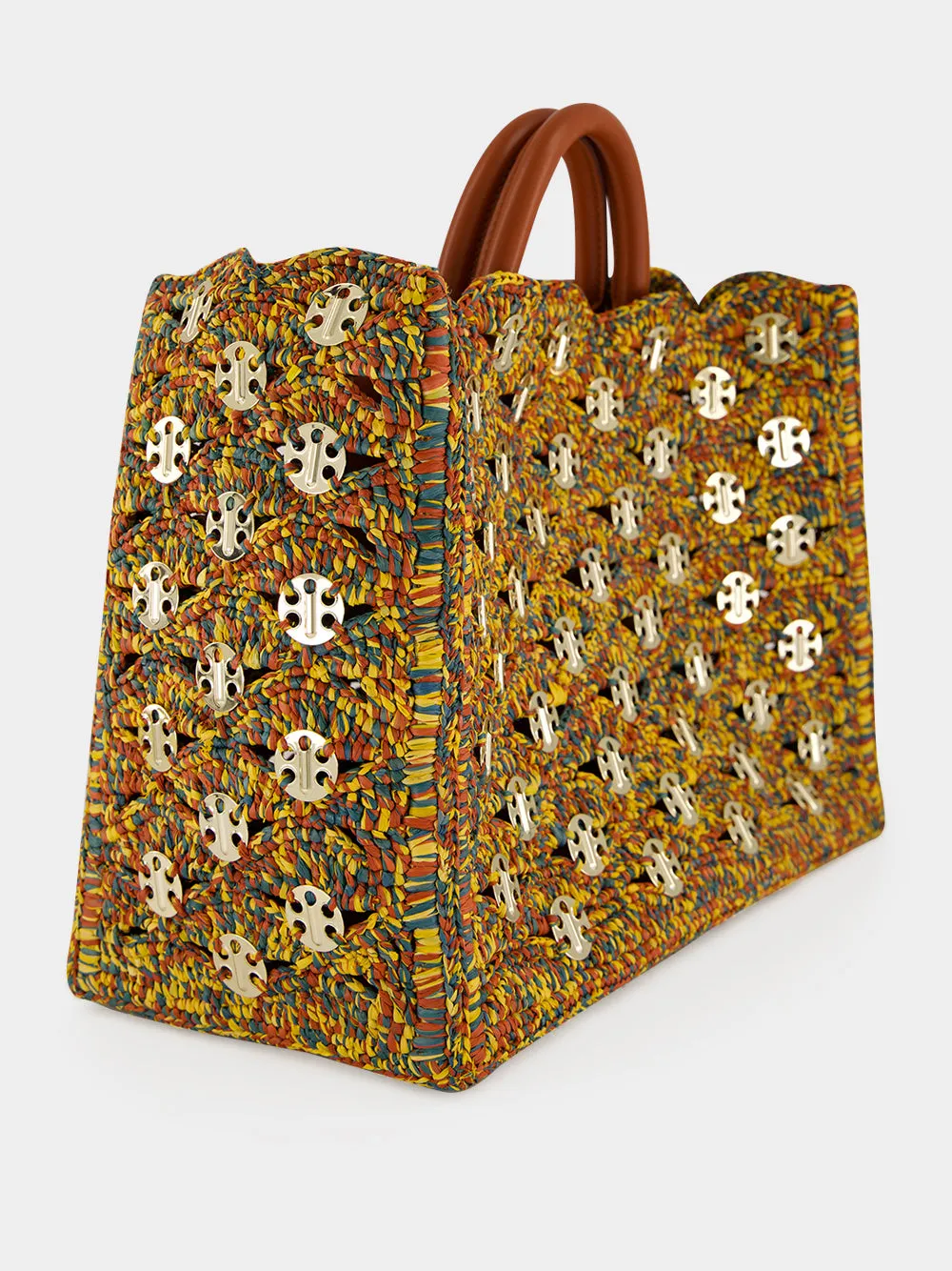 Multicolour Raffia 1969 Tote Bag sold by Fashion Clinic product image thumbnail 3