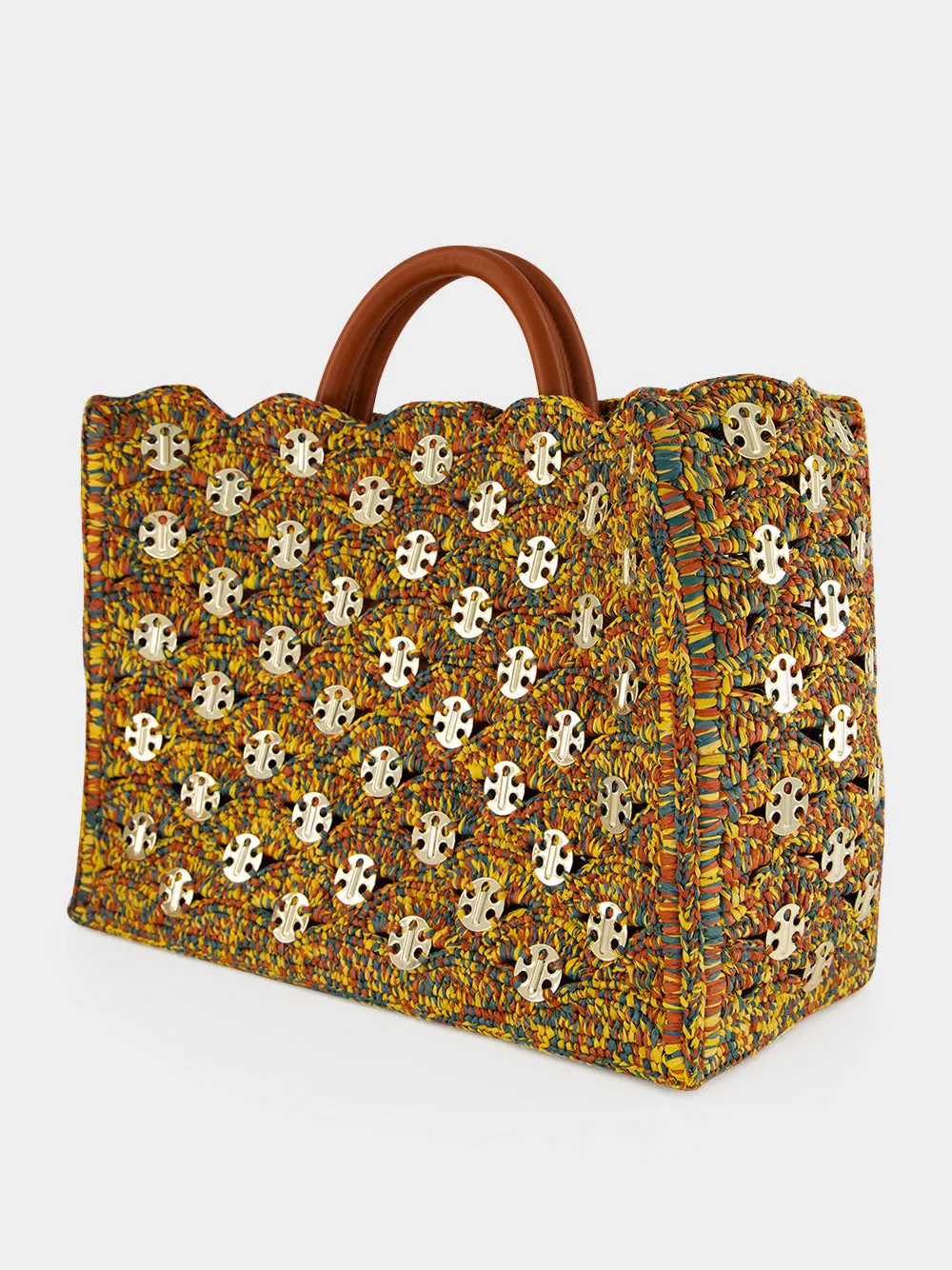 Multicolour Raffia 1969 Tote Bag sold by Fashion Clinic product image thumbnail 5