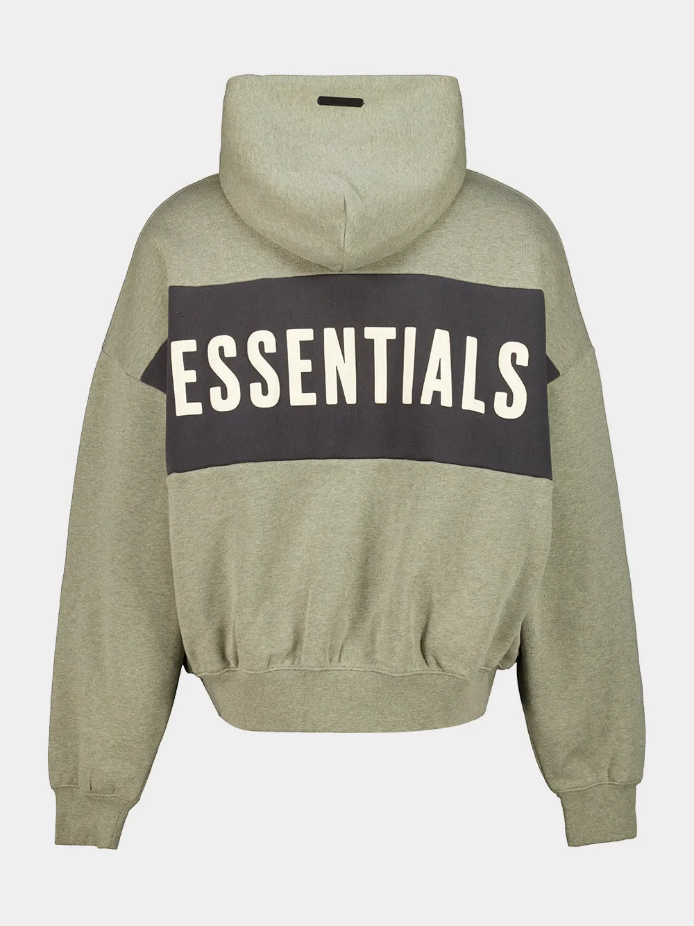Seal Heather and Iron Grey Panelled Hooded Sweatshirt sold by Fashion Clinic product image thumbnail 2