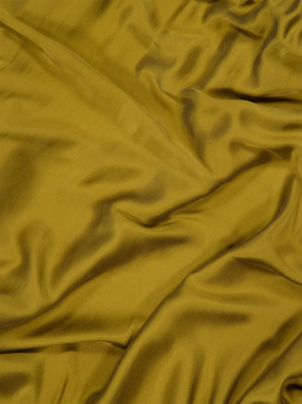 Olive Draped Silk Maxi Dress sold by Fashion Clinic product image thumbnail 4