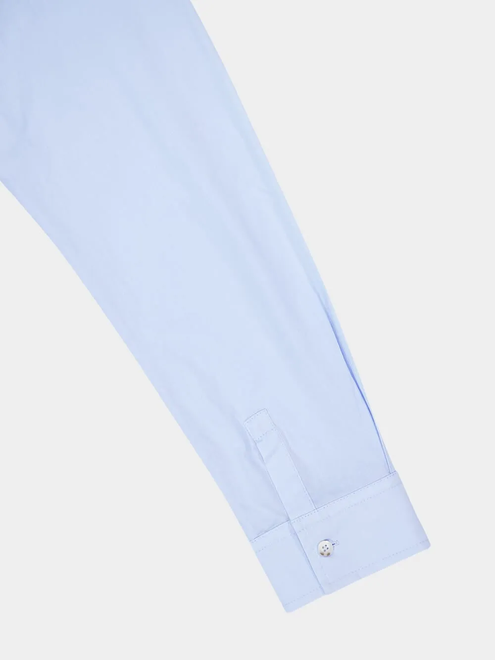 Blue Embroidered Cotton Voile Shirt sold by Fashion Clinic product image thumbnail 4