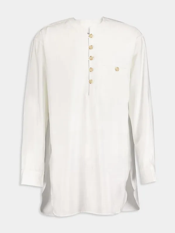 White Artist Tunic made by Fashion Clinic