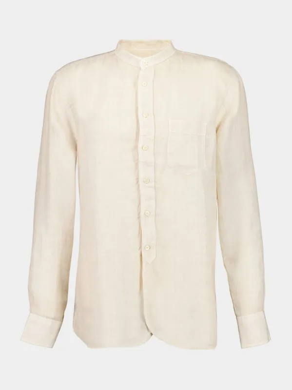 Safari Soft Fade Linen Shirt made by Fashion Clinic
