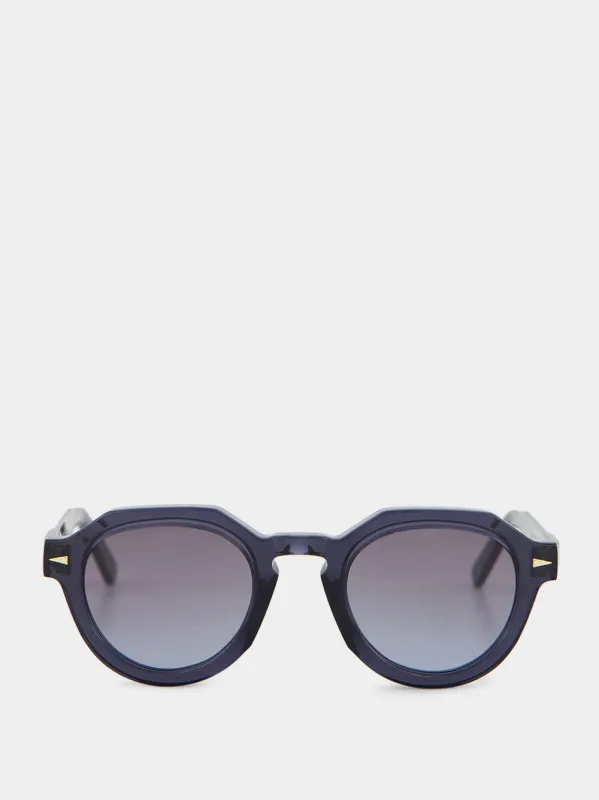 Stormlight Grenelle Round Acetate Sunglasses made by Ahlem Eyewear