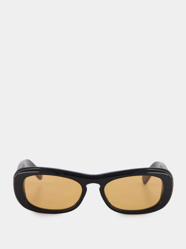Sugo Refined Oval Sunglasses made by RetroSuperFuture