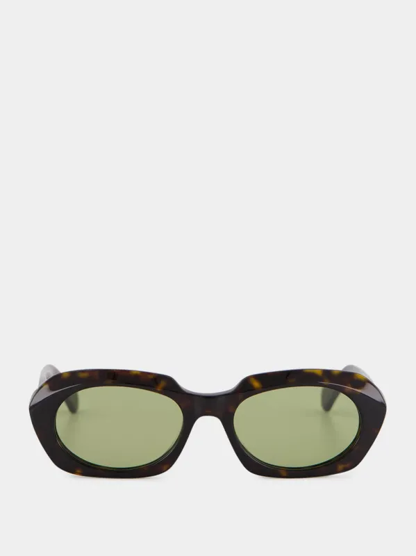Epoca 3627 Havana Oval Sunglasses made by RetroSuperFuture