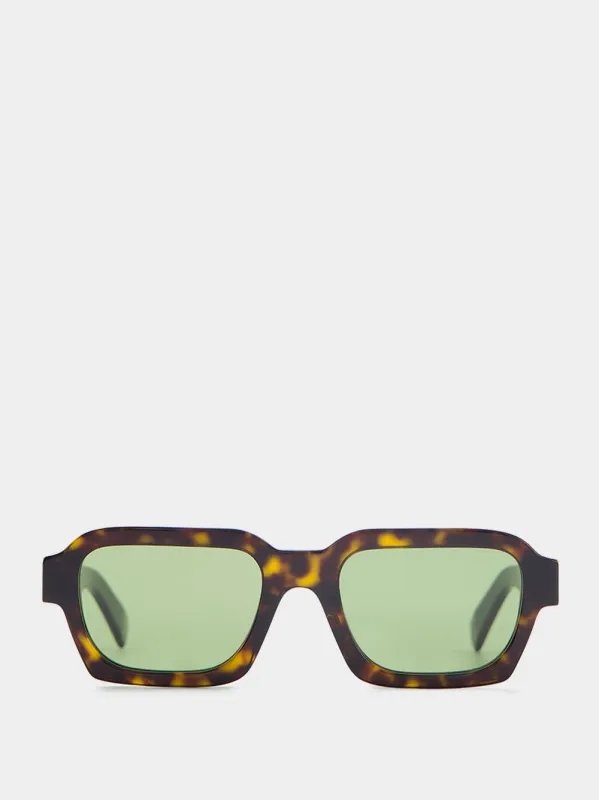 Caro 3627 Green Sunglasses made by RetroSuperFuture
