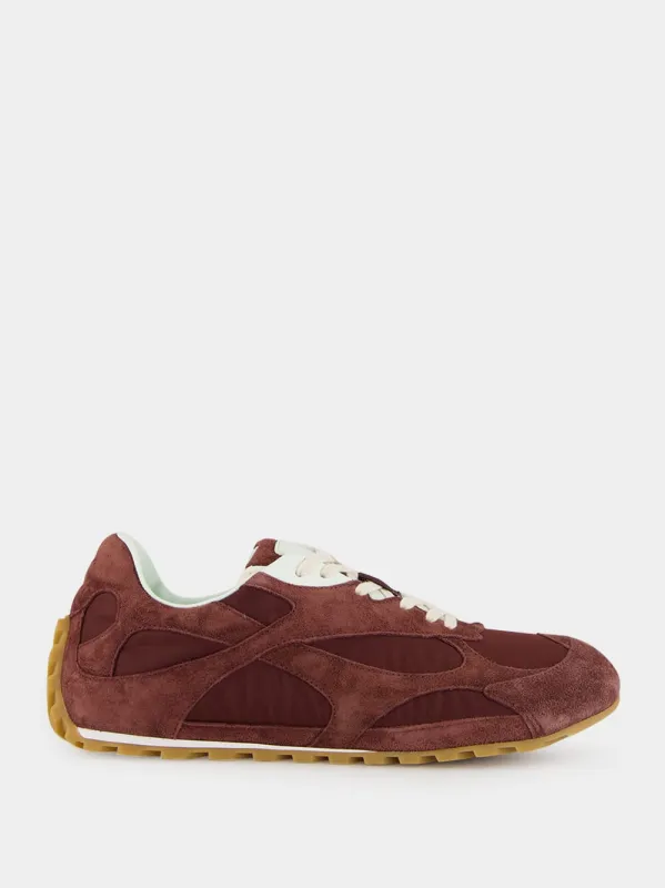 SNEAKERS L-TOP ORBIT FLASH SUEDE made by Bottega Veneta