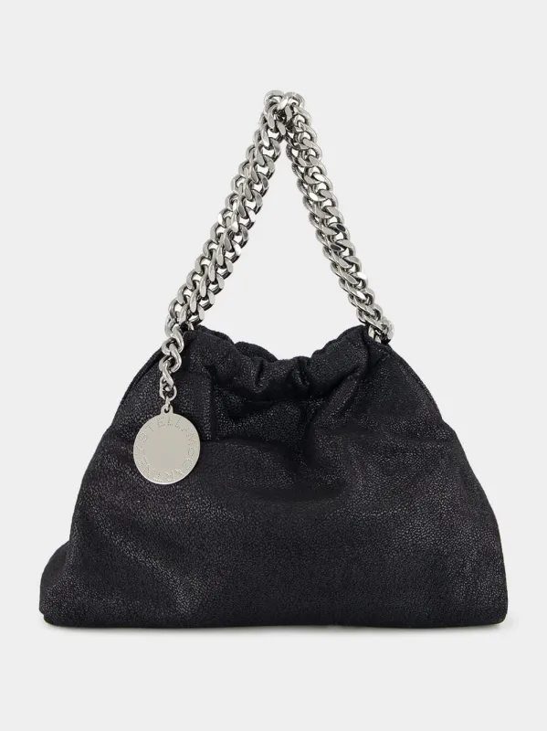 Black Falabella Drawstring Crossbody Bag made by Stella McCartney