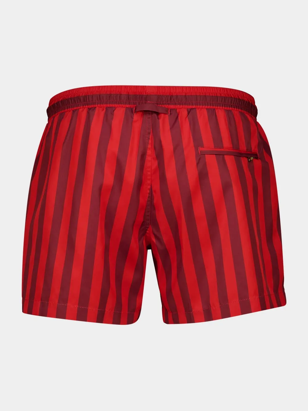 Vermillion Red Stripe Jack Swim Shorts sold by Fashion Clinic product image thumbnail 4
