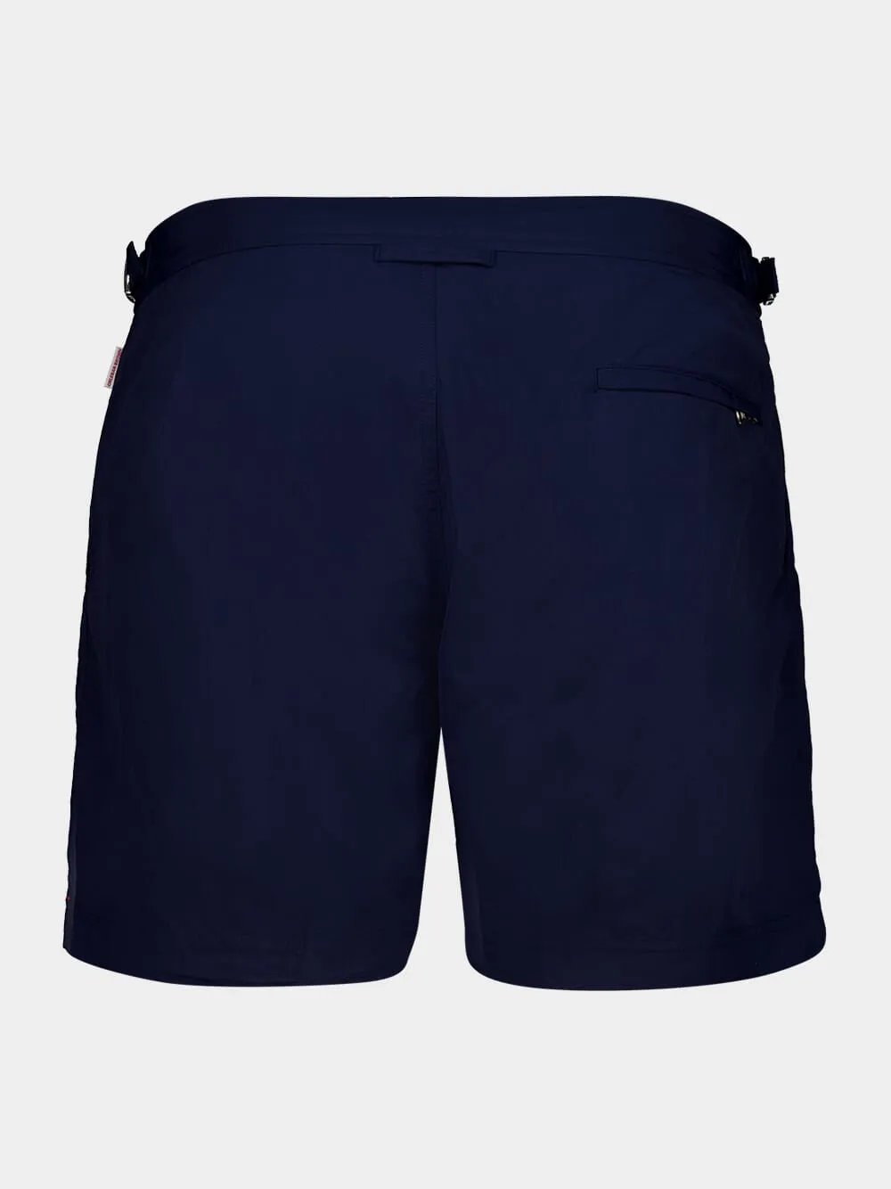 Navy Blue Bulldog Mid-Length Swim Shorts sold by Fashion Clinic product image thumbnail 3