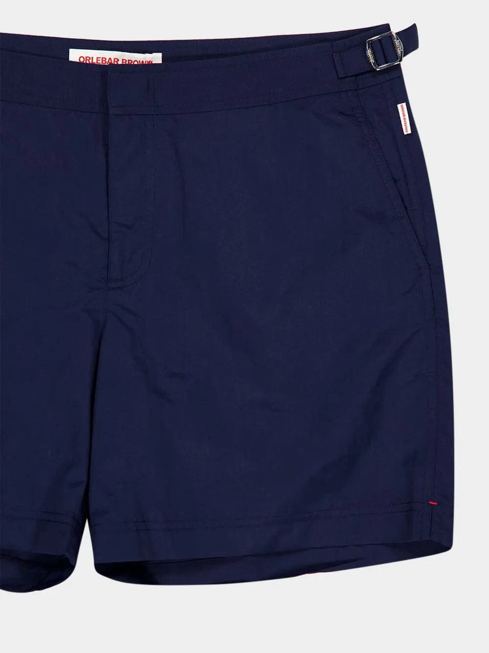 Navy Blue Bulldog Mid-Length Swim Shorts sold by Fashion Clinic product image thumbnail 5