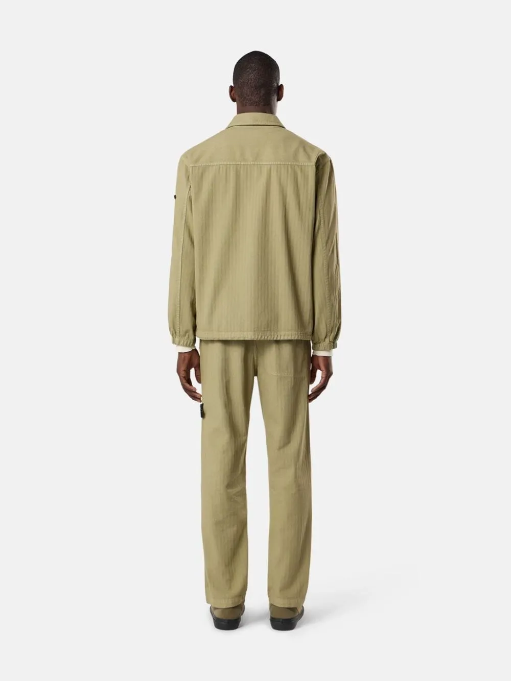 Laurel Green Cotton Chino Trousers sold by Fashion Clinic product image thumbnail 3