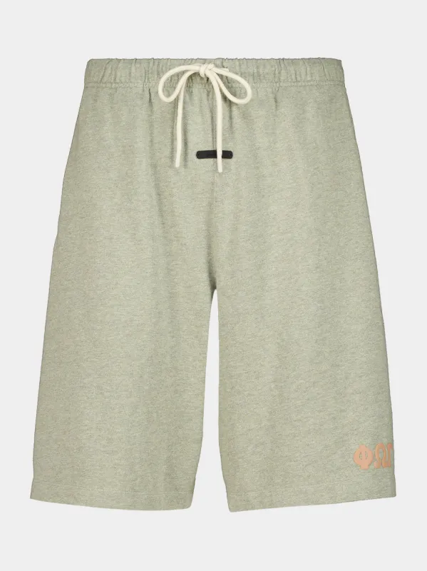 Washed Seal Heather Heavy Jersey 90s Sweatshort made by Fear of God