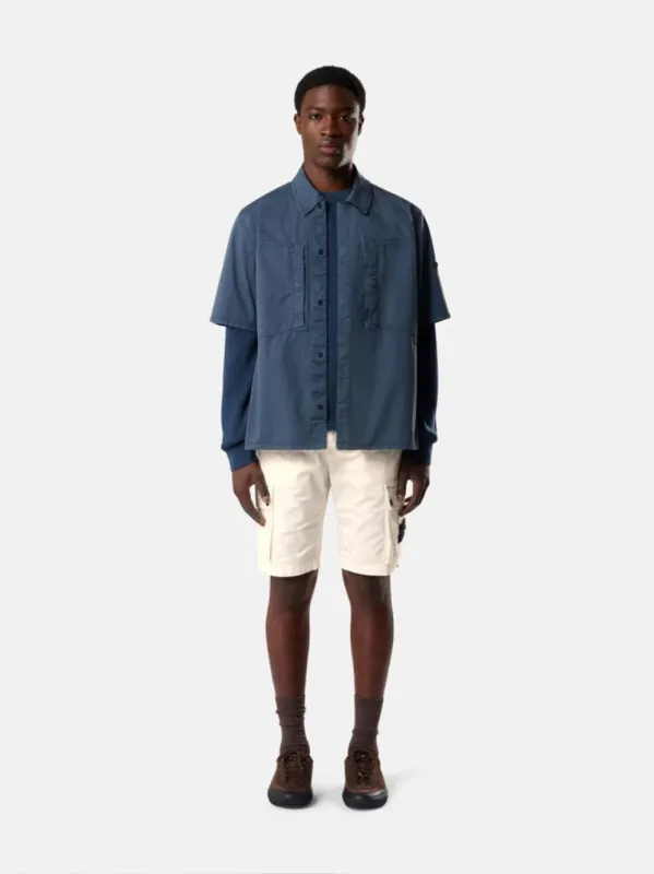 Ivory Cargo Bermuda Shorts made by Stone Island