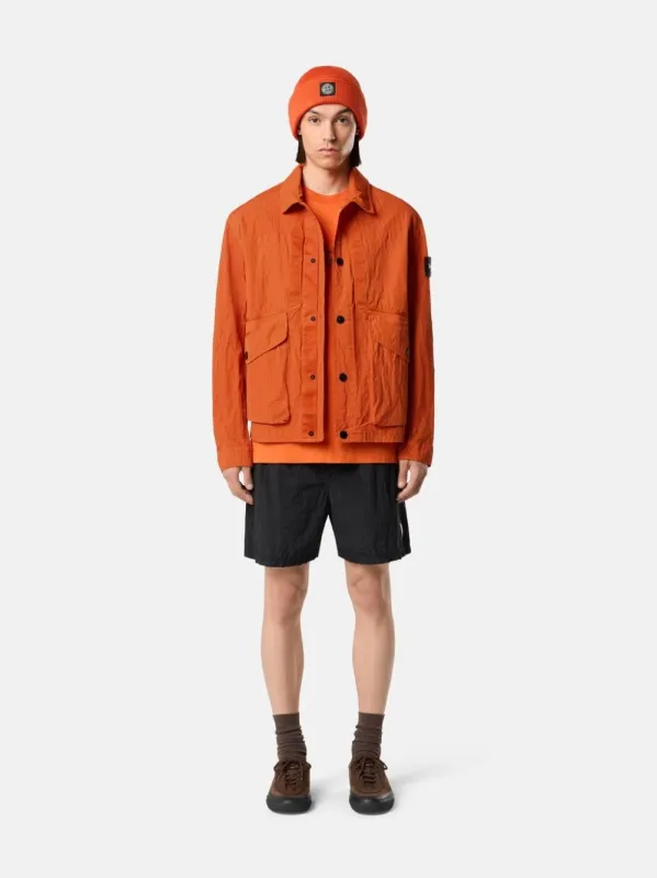 Black Nylon Swim Shorts made by Stone Island