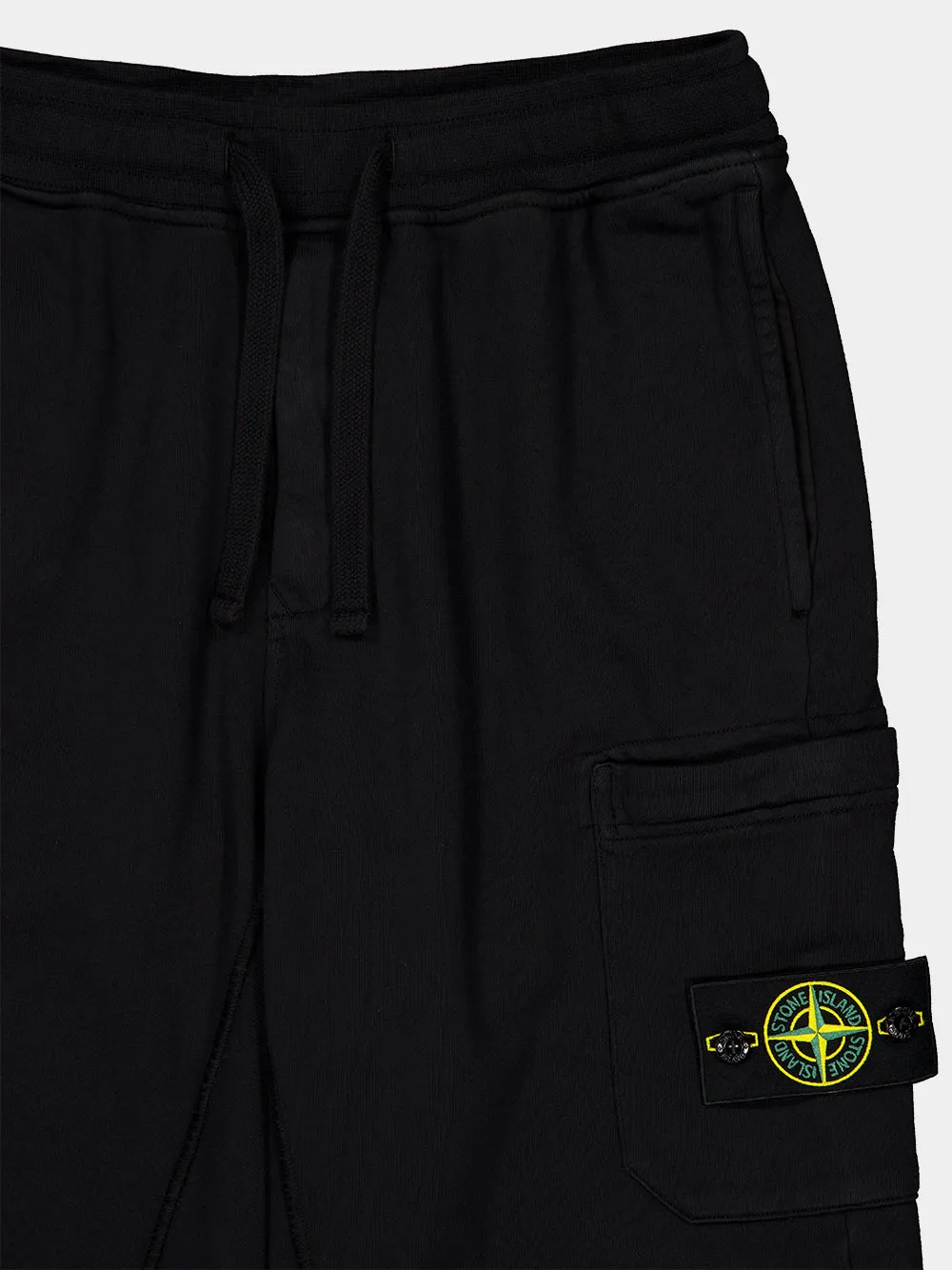 Black Cotton Joggers sold by Fashion Clinic product image thumbnail 3