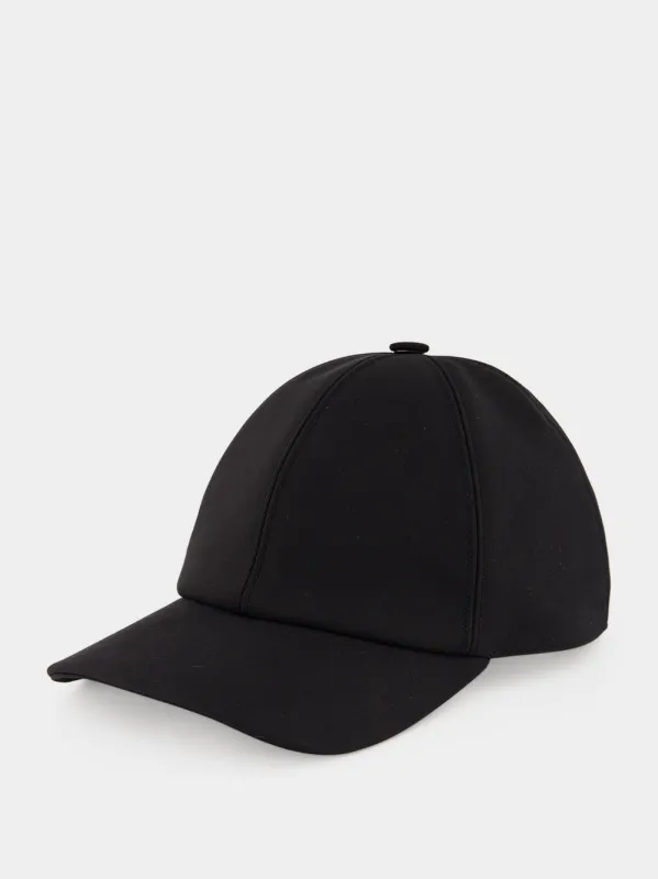 Black Cotton Baseball Cap made by Fendi