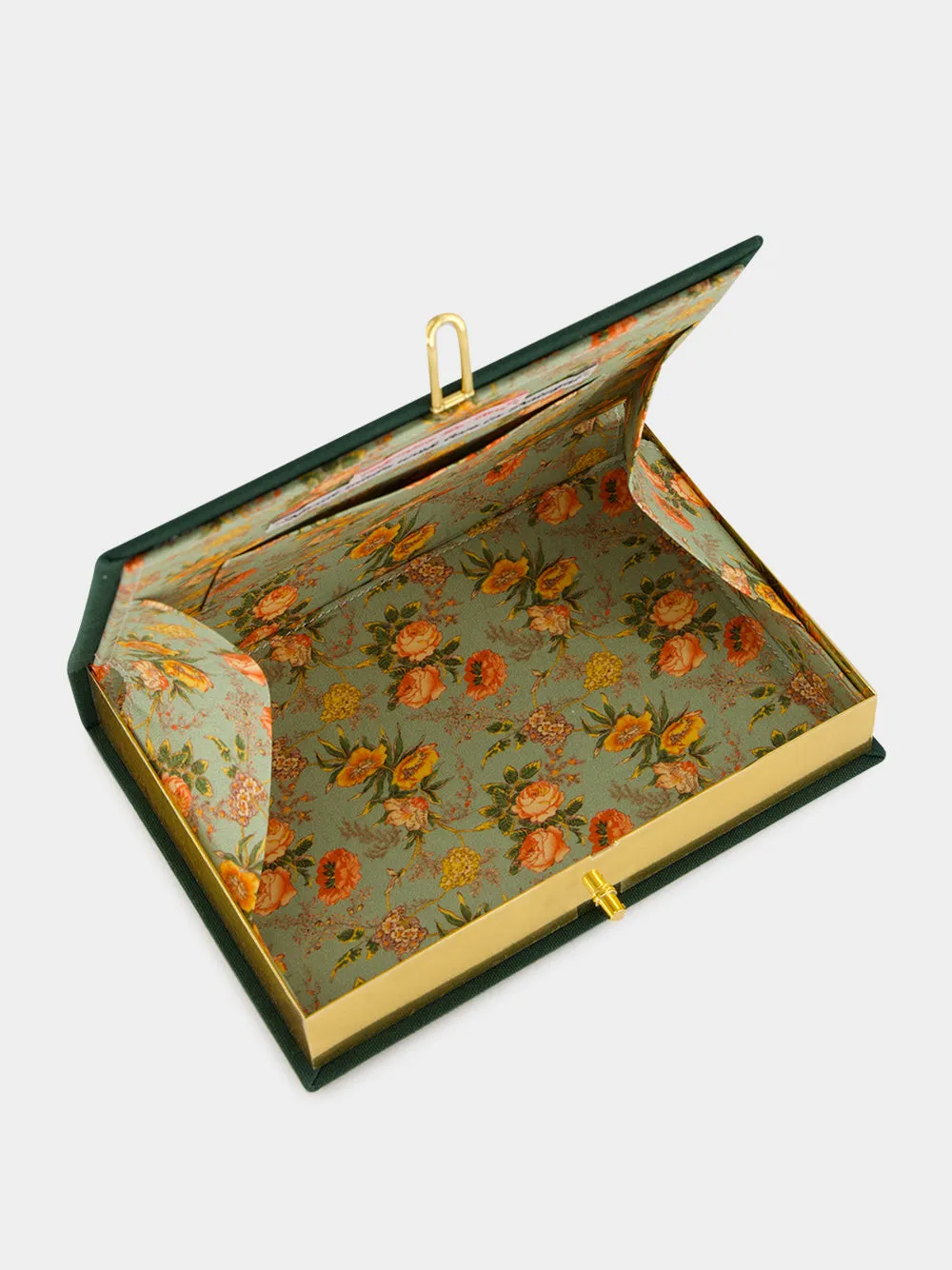 Green Queen of Cards Book Clutch sold by Fashion Clinic product image thumbnail 5