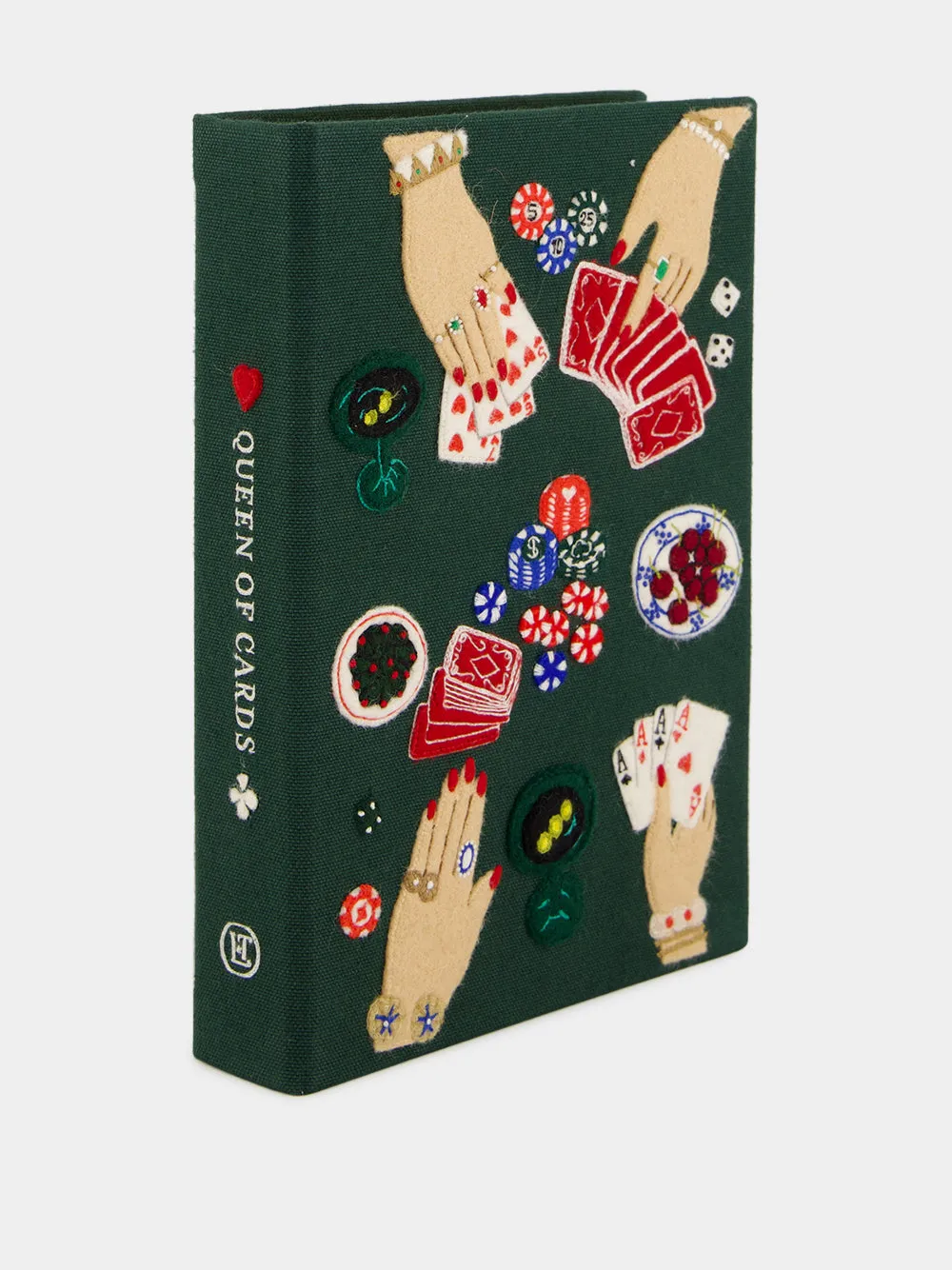 Green Queen of Cards Book Clutch sold by Fashion Clinic product image thumbnail 2