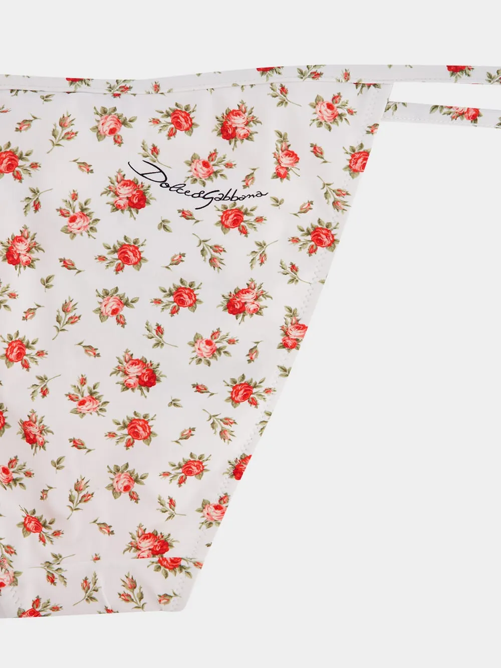 Rose Print Triangle Bikini sold by Fashion Clinic product image thumbnail 4