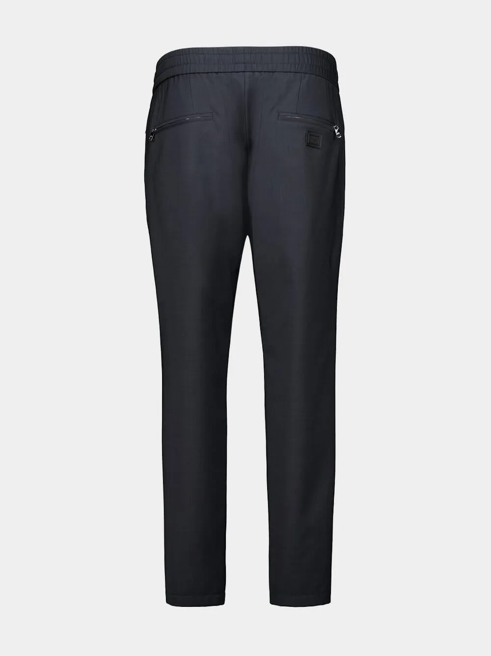 Grey Stretch Wool Jogging Pants sold by Fashion Clinic product image thumbnail 3