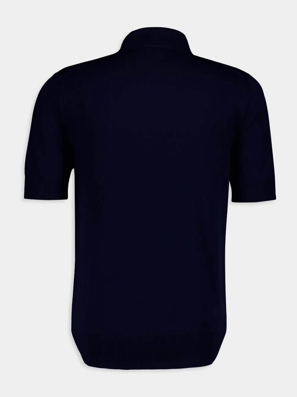 Branded Tag Wool Polo-Shirt sold by Fashion Clinic product image thumbnail 2