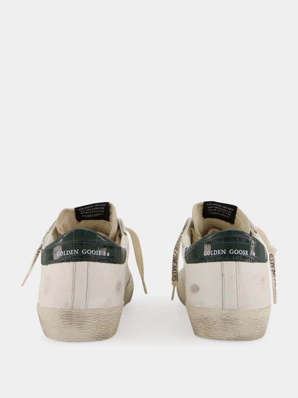 White and Green Superstar Sneakers sold by Fashion Clinic product image thumbnail 5