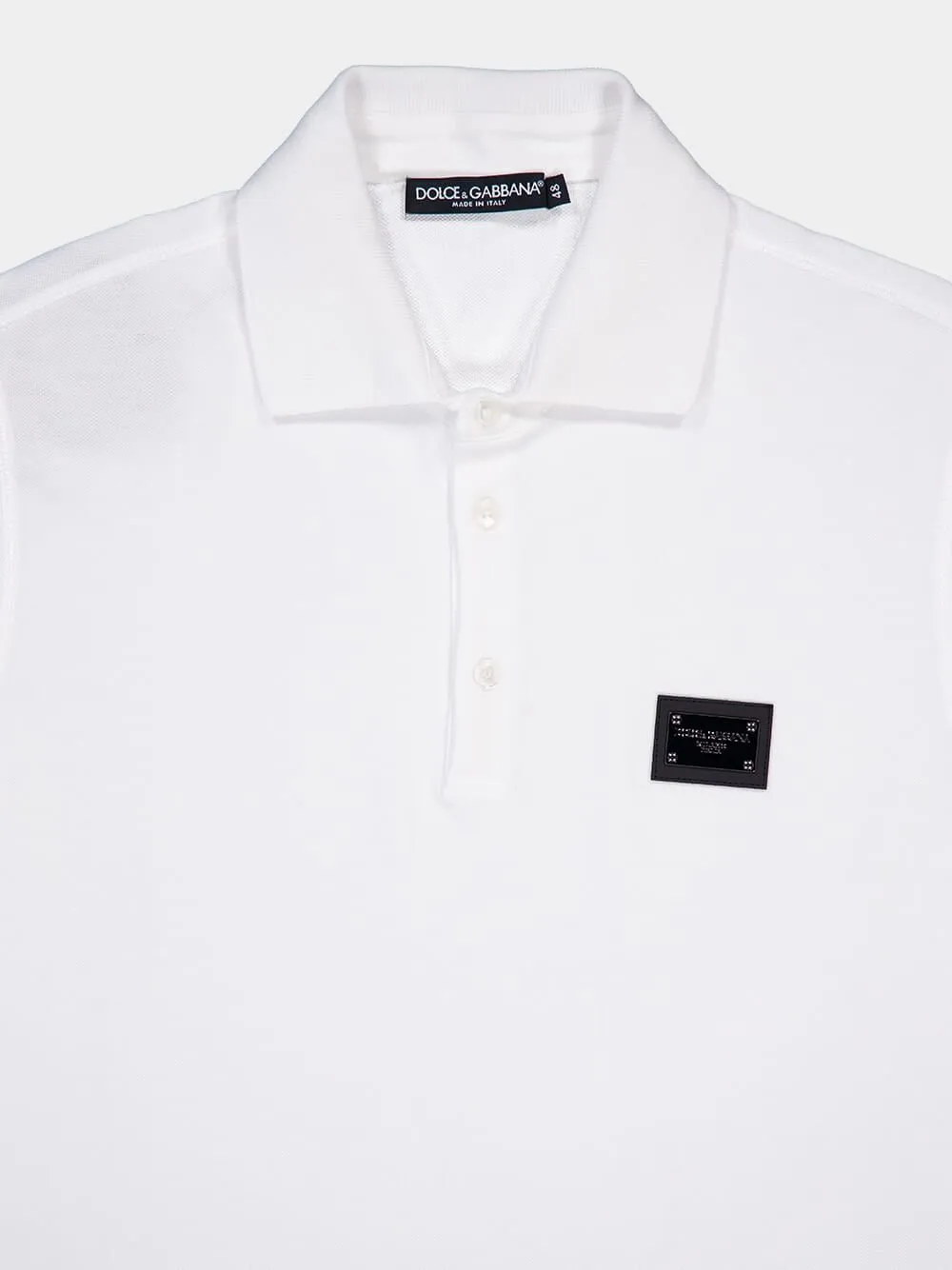 Branded Tag Cotton Piqué Polo-Shirt sold by Fashion Clinic product image thumbnail 3