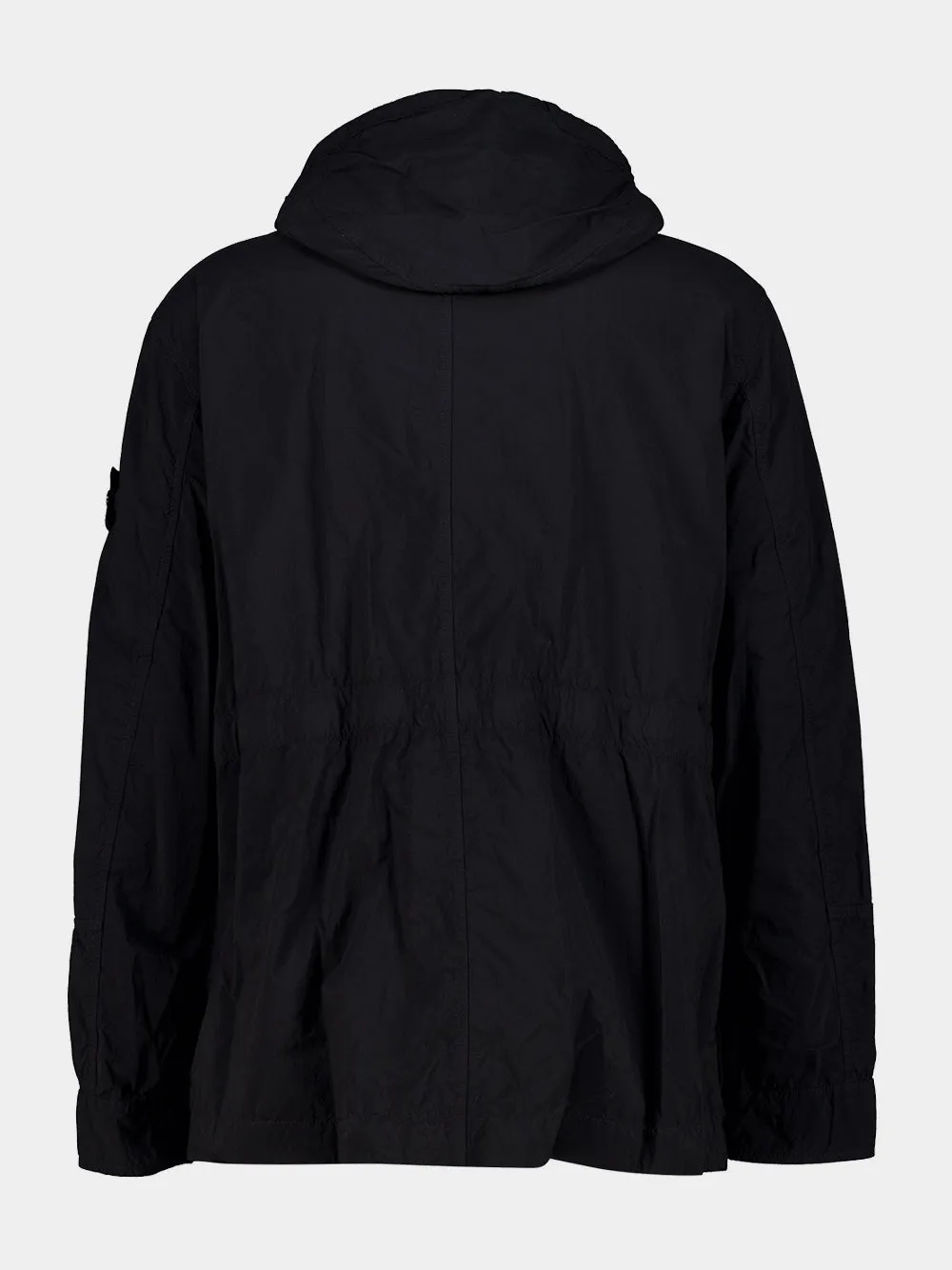 Black Ghost Nylon Short Parka Jacket sold by Fashion Clinic product image thumbnail 4