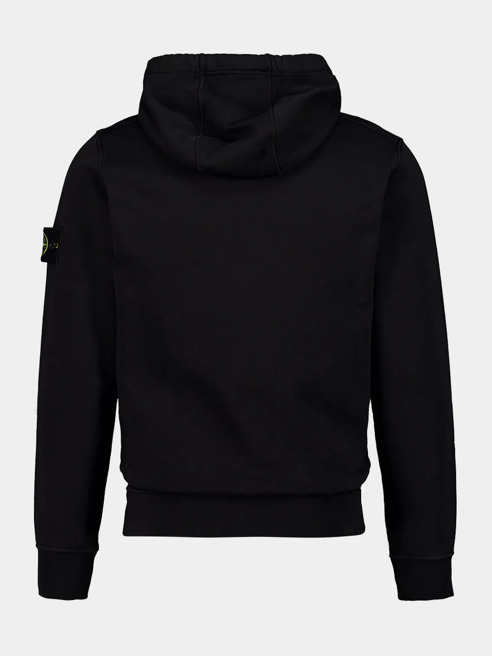 Black Organic Cotton Hooded Sweatshirt sold by Fashion Clinic product image thumbnail 2