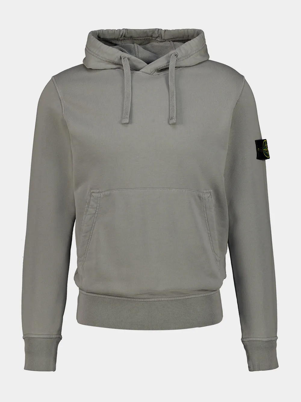Grey Organic Cotton Hooded Sweatshirt sold by Fashion Clinic