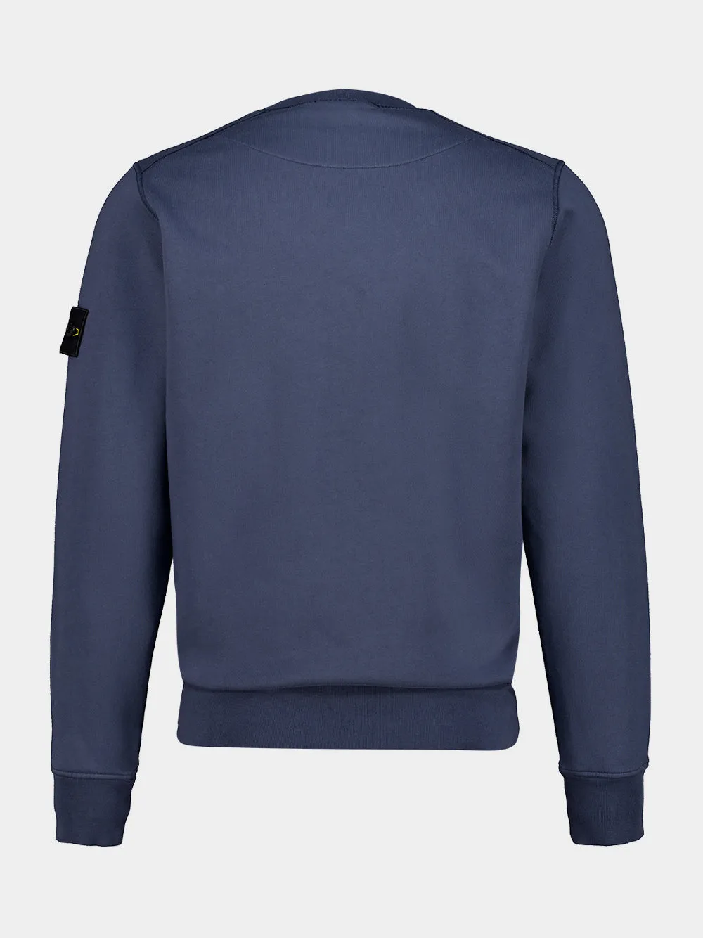 Slate Blue Organic Cotton Crewneck Sweatshirt sold by Fashion Clinic product image thumbnail 4