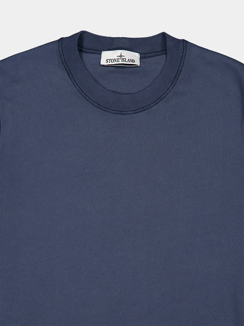 Slate Blue Organic Cotton Crewneck Sweatshirt sold by Fashion Clinic product image thumbnail 5