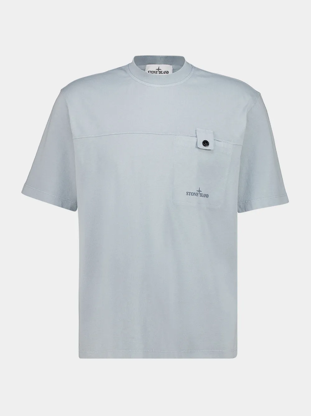 Ash Grey Organic Cotton Pocket T-Shirt sold by Fashion Clinic