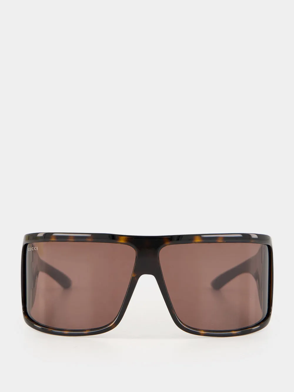 Brown Tortoiseshell Mask Frame Sunglasses sold by Fashion Clinic