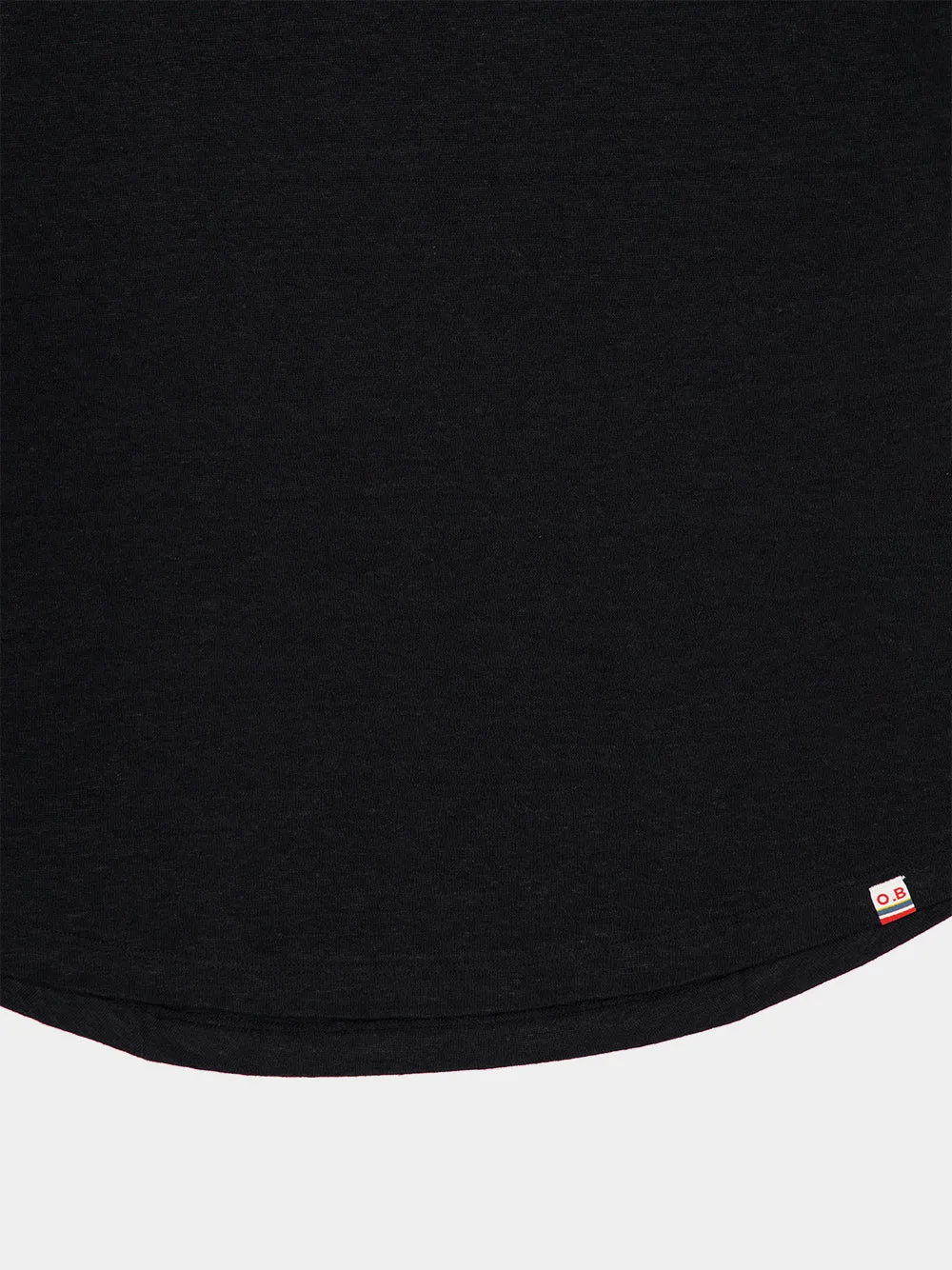 Black Ob-T Linen T-Shirt sold by Fashion Clinic product image thumbnail 4