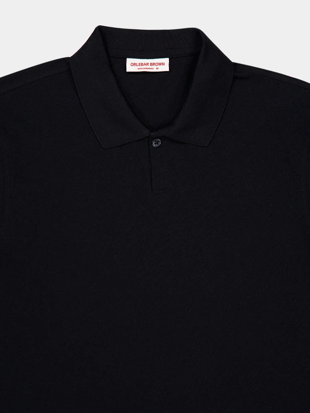 Black Bruno Pique Stitch Polo sold by Fashion Clinic product image thumbnail 5