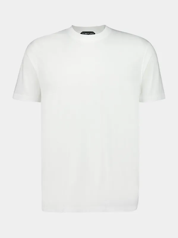 White Crewneck T-Shirt made by Tom Ford