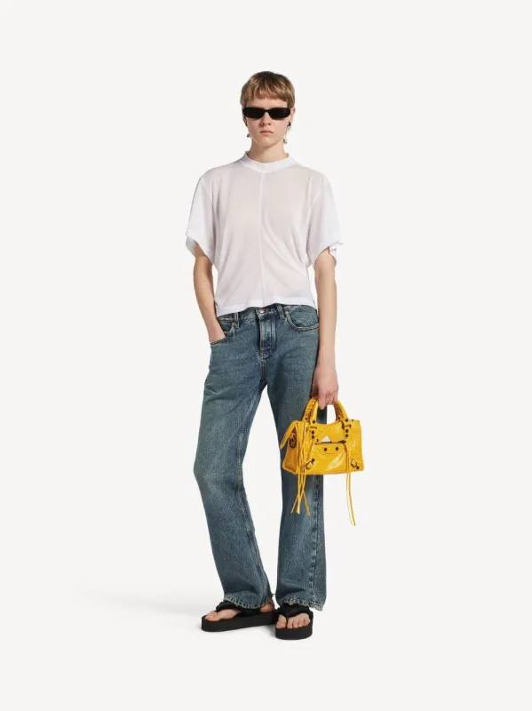 Marge Yellow Le City Mini Bag made by Balenciaga