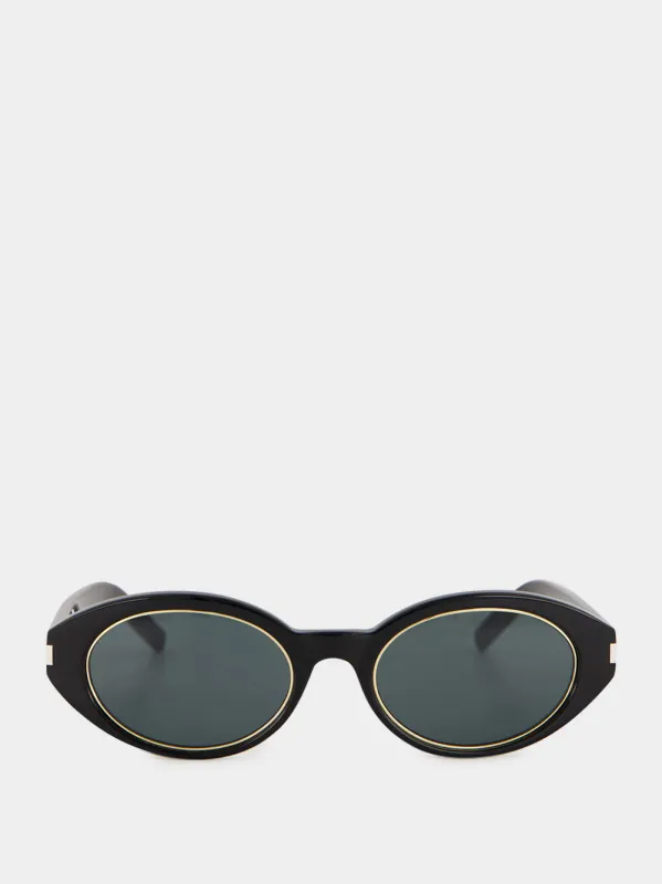 Black YSL SL 567 Sunglasses made by Yves Saint Laurent