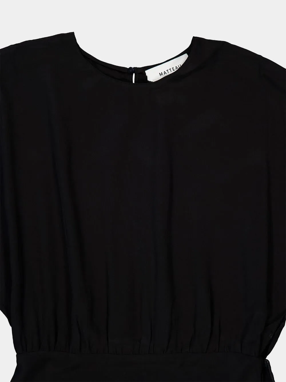 Black Bias Midi Tee Dress sold by Fashion Clinic product image thumbnail 5