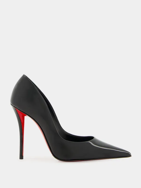 Black Miss Z 100 Patent Leather Pumps made by Christian Louboutin