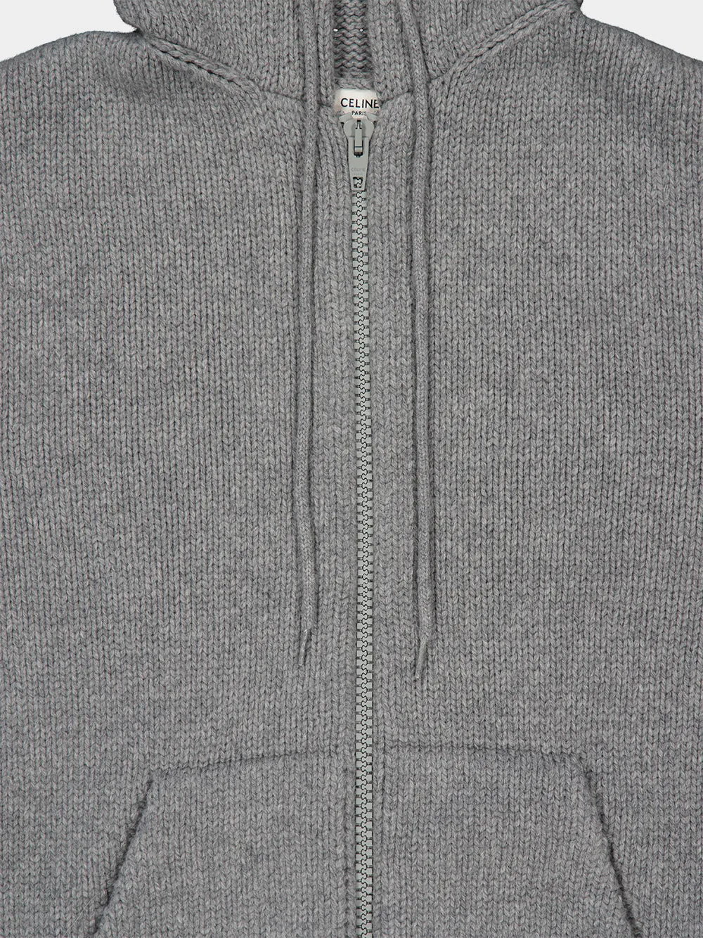 HOODED CARDIGAN L/S ZIP-UP WOOL sold by Fashion Clinic product image thumbnail 3
