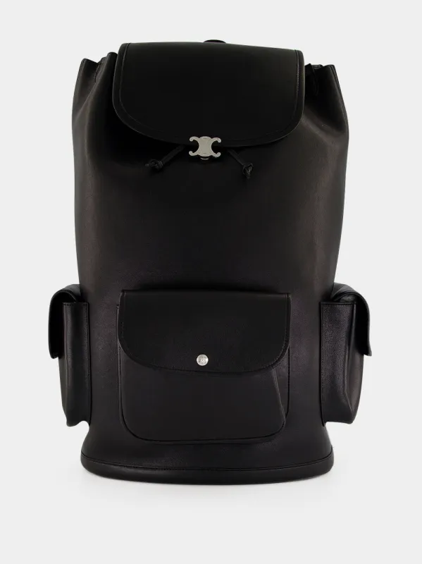 BACKPACK SOFT TRIOMPHE LAMBSKIN LARGE made by Celine