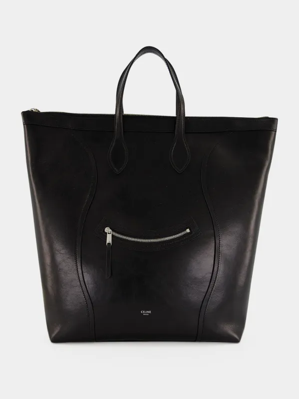 BELT CABAS VERTICAL MEDIUM SHINY LEATHER made by Celine