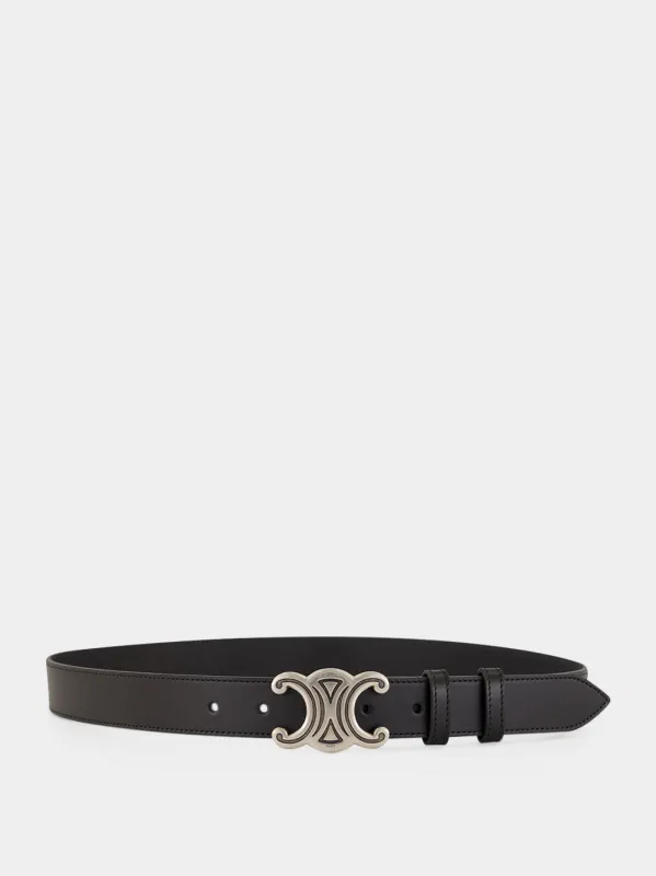 BELT TRIOMPHE LARGE CALFSKIN 30MM made by Celine