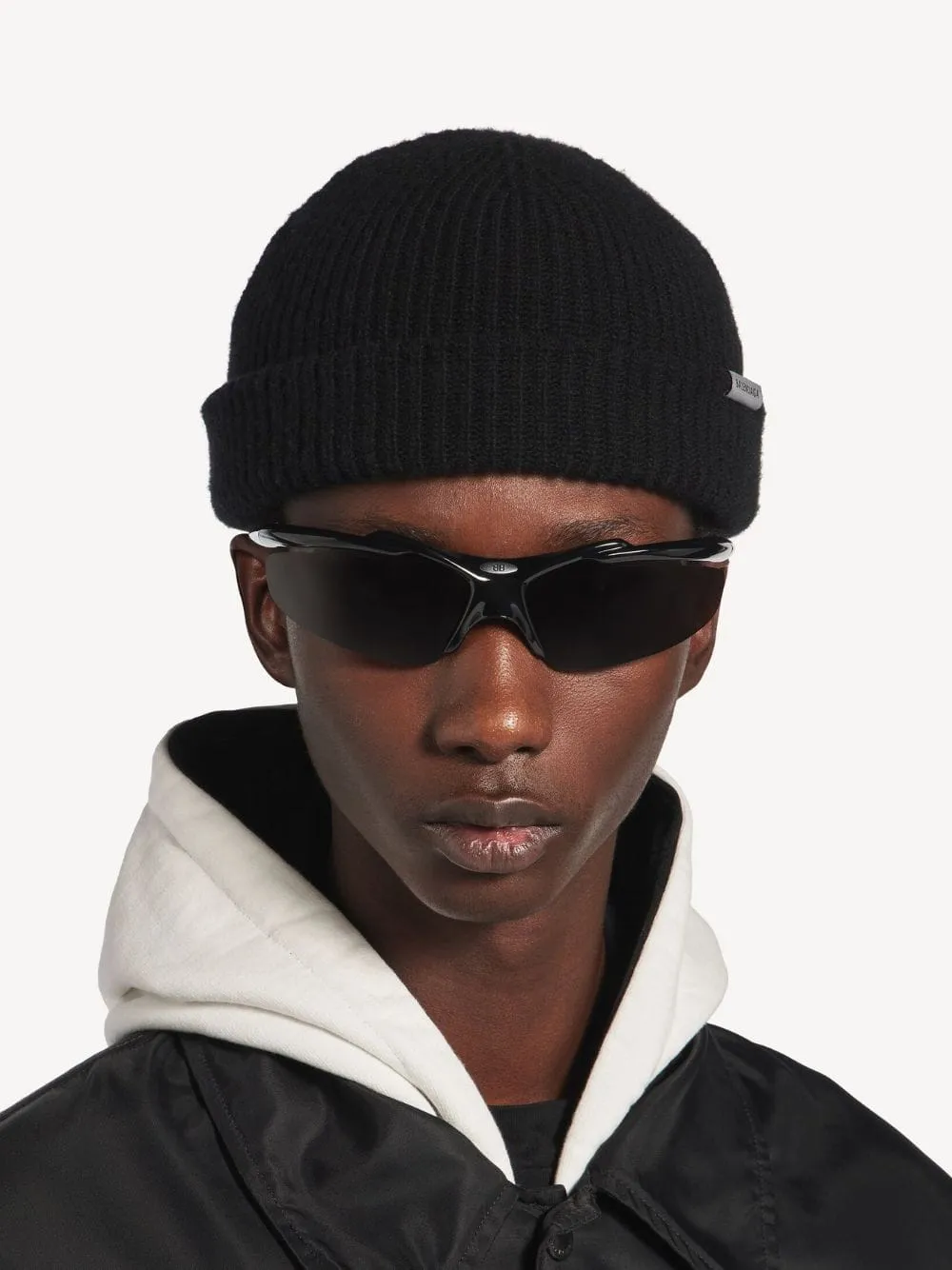 Black Wool Beanie sold by Fashion Clinic