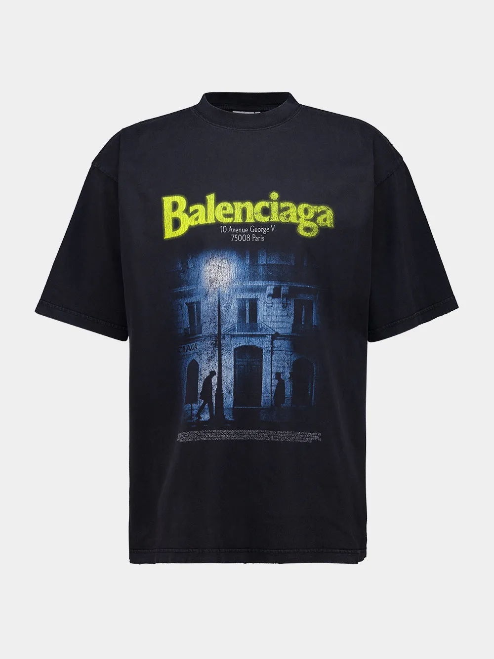 Washed Black Address Medium Fit T-Shirt sold by Fashion Clinic product image thumbnail 2