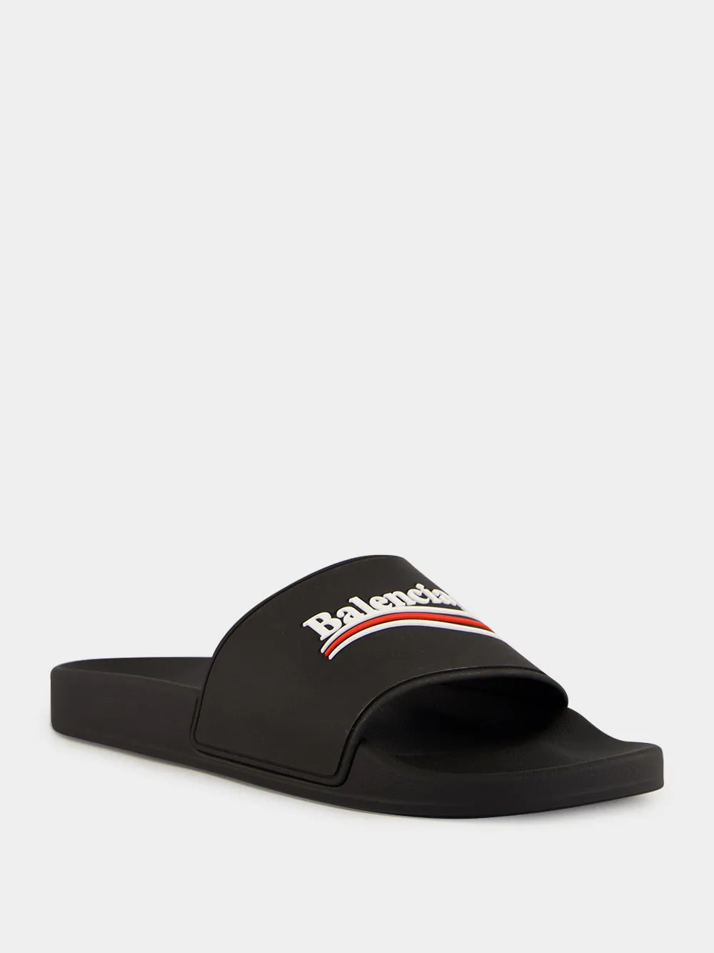 Black Pool Slide Sandals sold by Fashion Clinic product image thumbnail 2